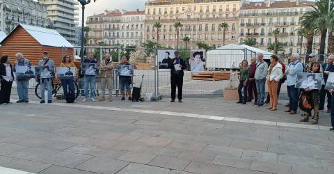 Un hommage à Samuel Paty et Dominique Bernard à Toulon