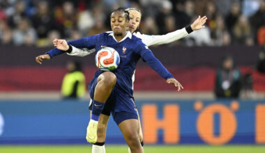 © Ina Fassbender / AFP - Après une première rencontre et défaite vendredi dernier, les Bleues jouent leur match retour contre l'Allemagne ce mardi 28 octobre.