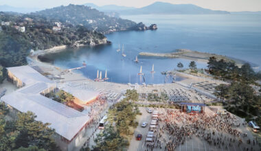 © D. R. - Une esquisse du projet de réaménagement de l'anse Tabarly.