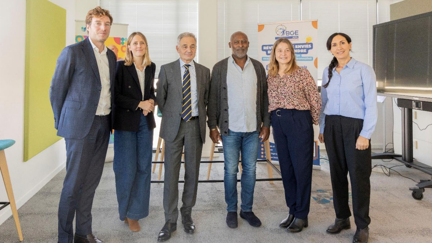 © Urssaf Ile-de-France - François Zahn, Johana Castrique, Didier Malric, Patricia Josselin et Nadia Jalti.