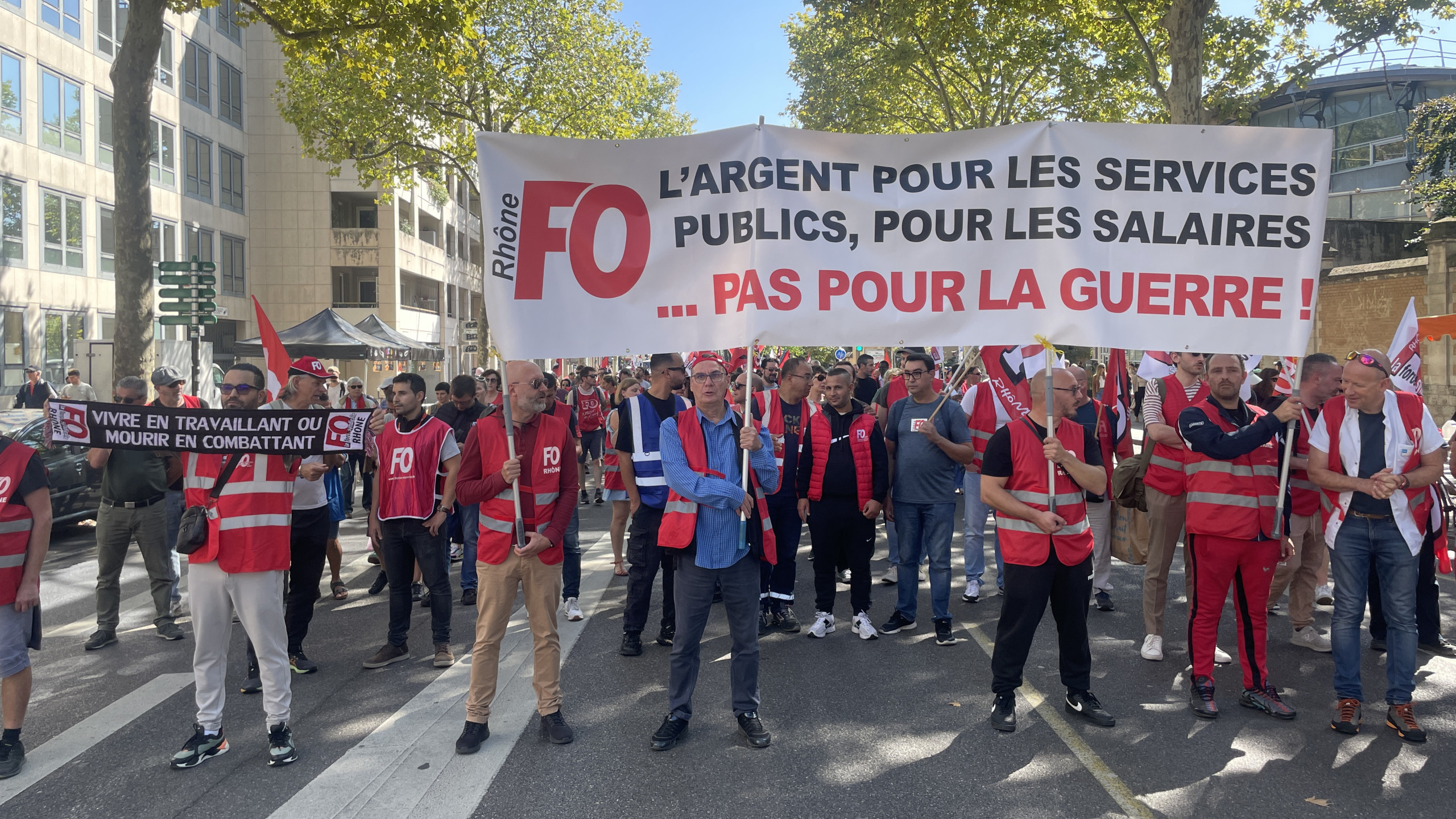 © Lucien Labreuil - Le 18 septembre dernier, entre 14 000 et 25 000 personnes ont manifesté à Lyon.