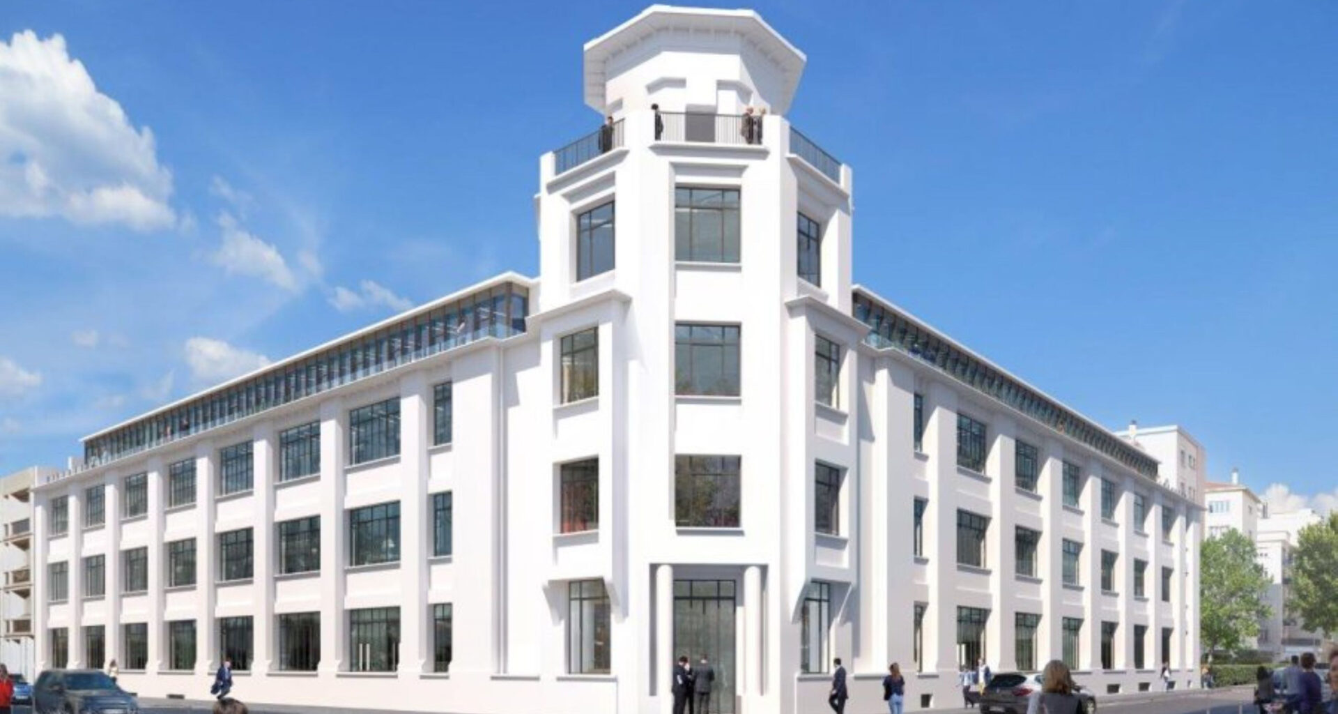 © Frederic Bonnamour - Dans le 6e arrondissement de Lyon, l'immeuble de bureaux construit par l'architecte Tony Garnier développe 6 000 mètres carrés.