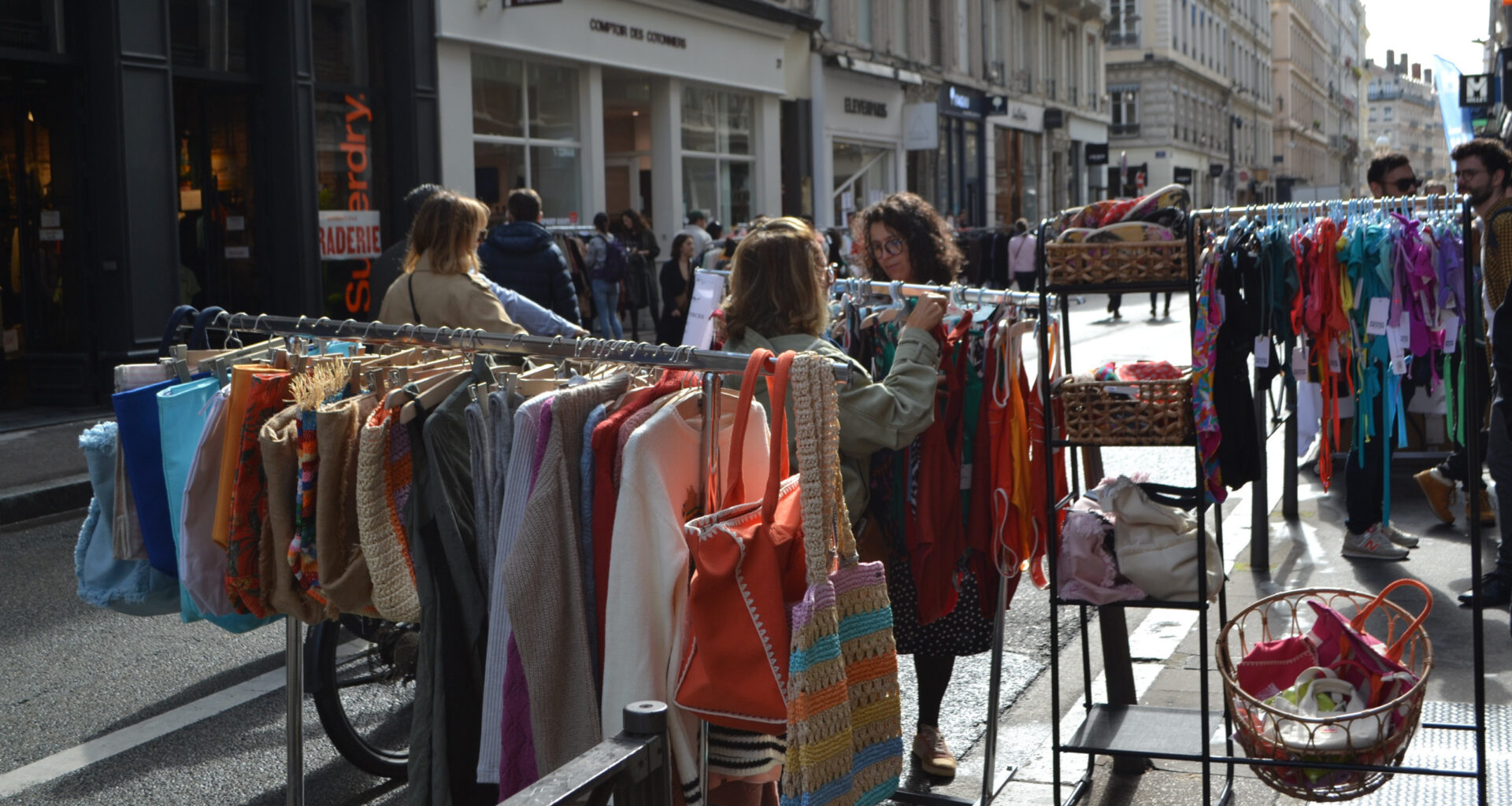 © My Presqu'île - Ce week-end, les rues de la Presqu'île seront investies par les commerces à l'occasion du Lyon Braderie festival.