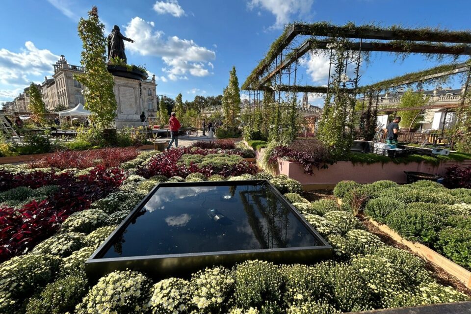 Plusieurs bassins ont été installés sur la place Stanislas.