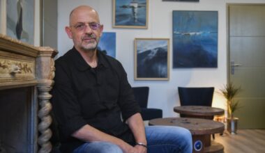 L'artiste Jean-François Gandon raconte Ghisoni à travers une immense fresque