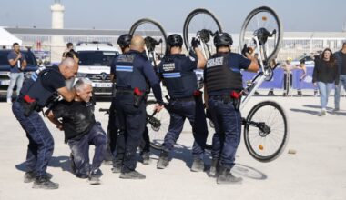 spectaculaires animations au J4 et stand de recrutement, la police municipale montre ses muscles