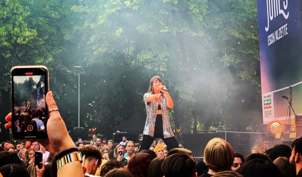 Juliette Armanet aux Francofolies à Esch-sur-Alzette. Photo RL / Paul-Marie Pernet