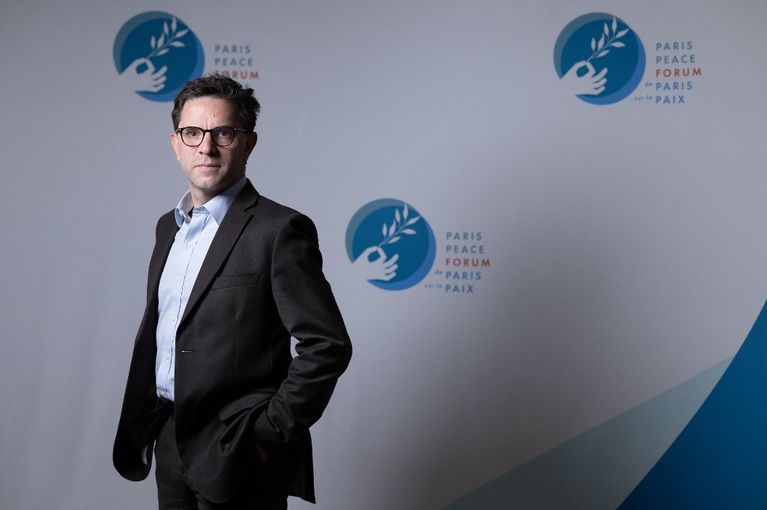 Justin Vaïsse, fondateur et directeur général du Forum de Paris sur la paix. - JOEL SAGET / AFP