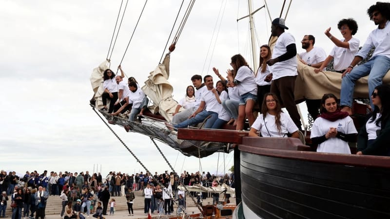 L’arrivée des équipages à Marseille.