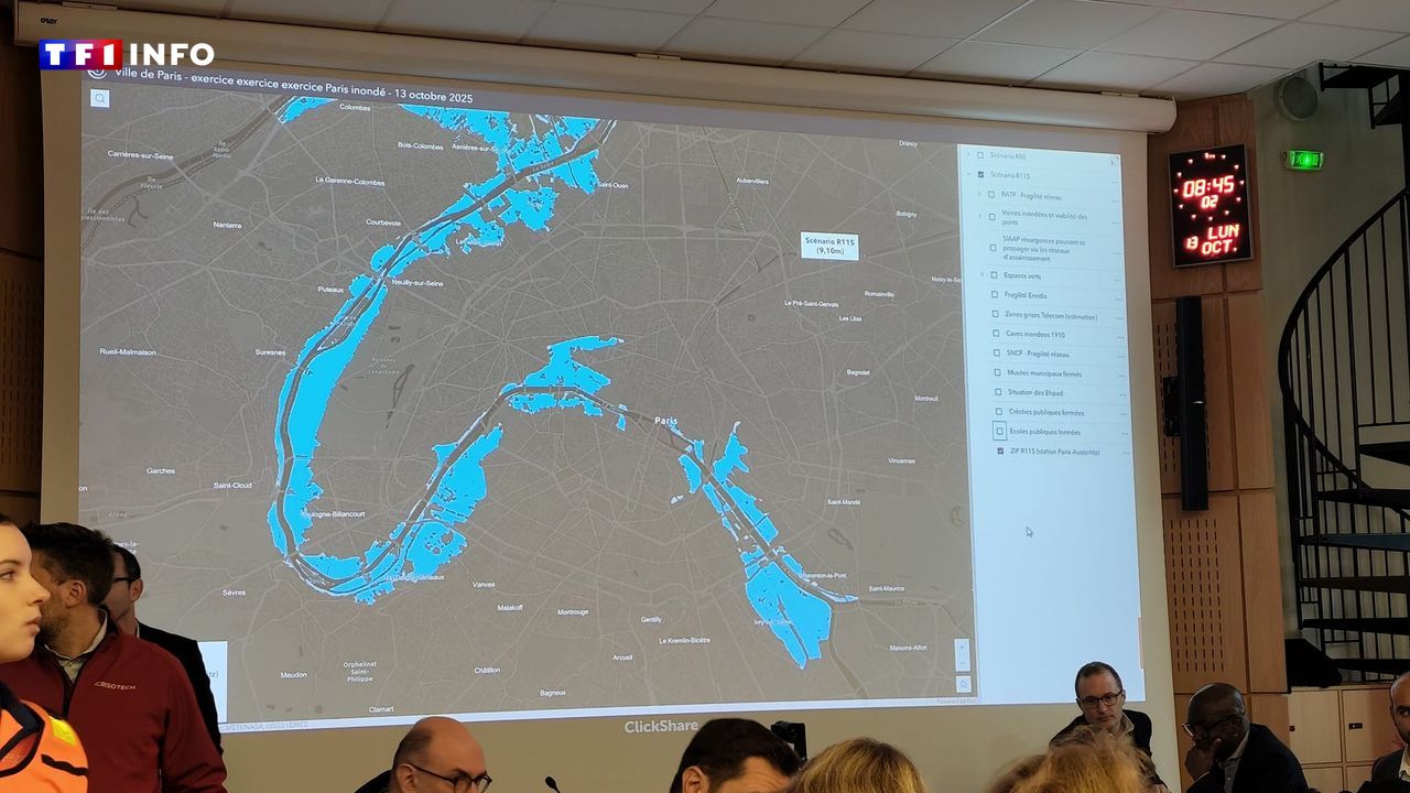"La rive droite sera bientôt totalement isolée" : quand Paris simule une crue centennale