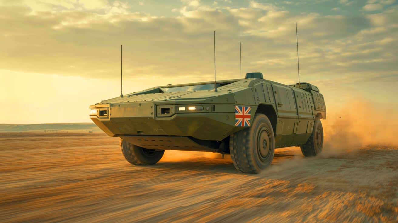 Illustration de l'Ajax IFV, le nouveau véhicule de combat d'infanterie britannique.