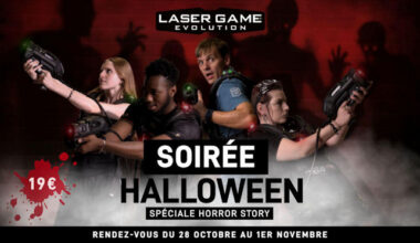 Du 28 octobre au 01 novembre 2025, les Laser Game Evolution de Lille, Villeneuve d'Ascq & Dunkerque organisent plusieurs soirées d'Halloween !