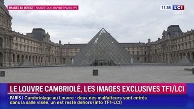 Le Louvre cambriolé : les images de la façade où tout s’est joué