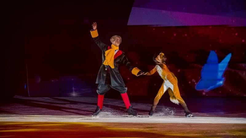 Le Petit Prince sur la glace au Palais des Sports.