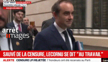 "Priorité au direct : Lecornu marche dans les rues de Paris"