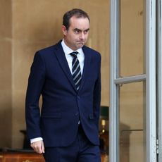 Le Premier ministre Sébastien Lecornu à Matignon, le 3 octobre 2025