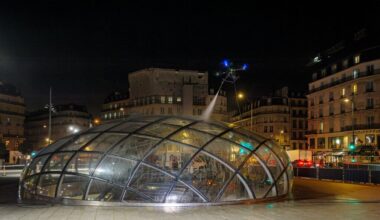 cet ouvrage emblématique de la gare Saint-Lazare a eu le droit à un traitement de choc innovant
