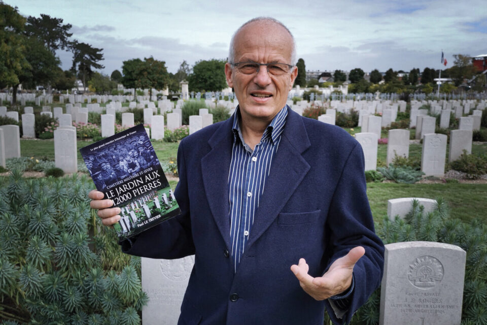 Paul Le Trévier, auteur de l'ouvrage de référence sur le cimetière Saint-Sever. 