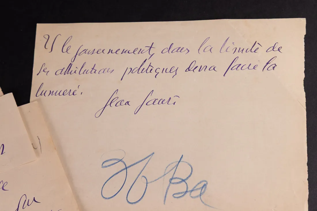 Des manuscrits de Jean Jaurès mis aux enchères ce lundi près de Rennes.