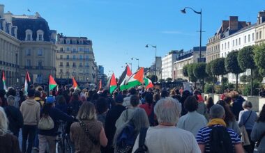 Flottille pour Gaza interceptée avec la députée Marie Mesmeur. Des centaines de personnes manifestent à Rennes