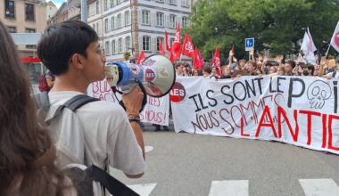 voici l'heure et le parcours de la manifestation à Strasbourg