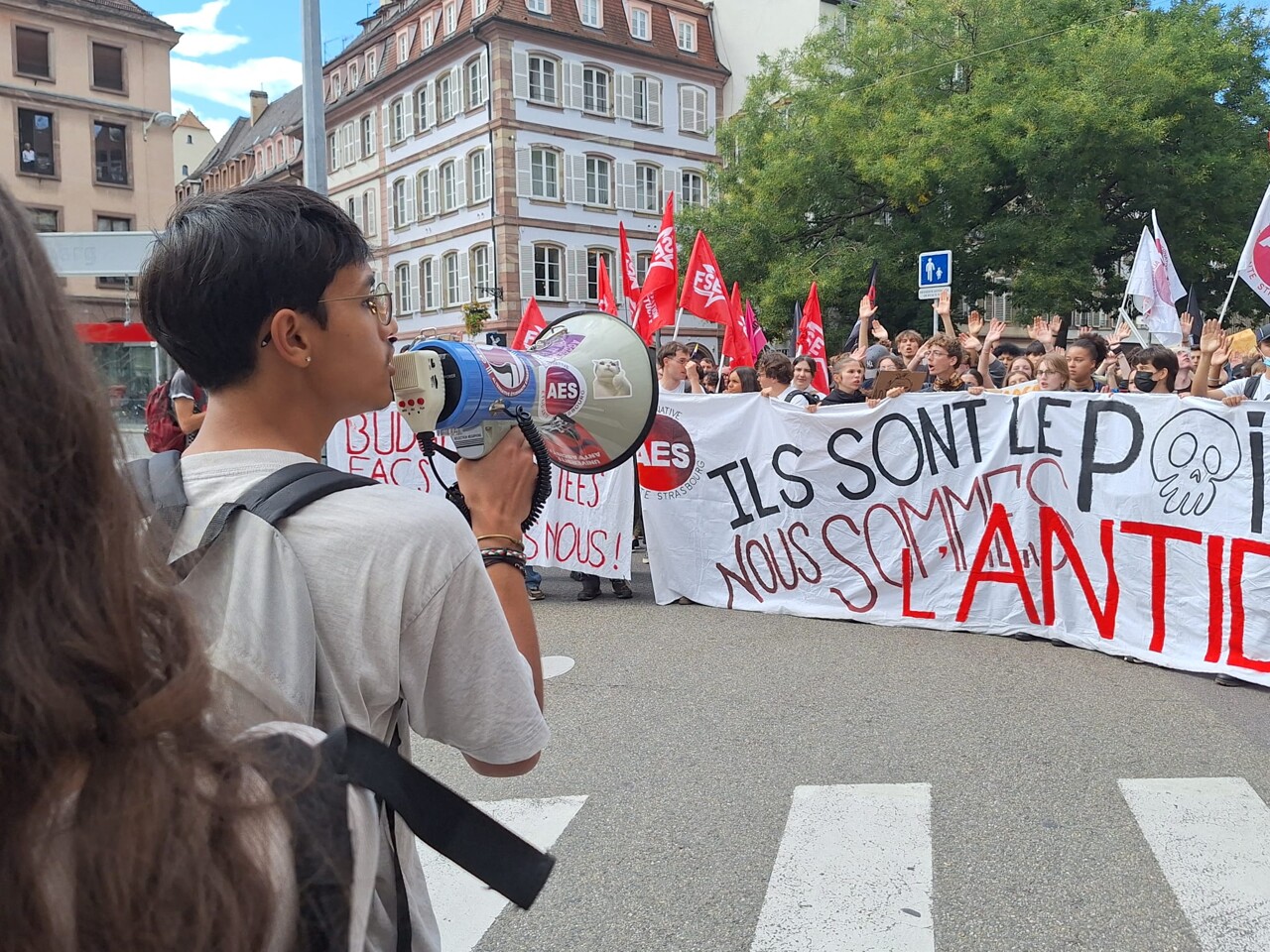 voici l'heure et le parcours de la manifestation à Strasbourg