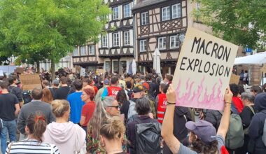 Mobilisation du 2 octobre à Strasbourg. De moins en moins de manifestants au sein du cortège