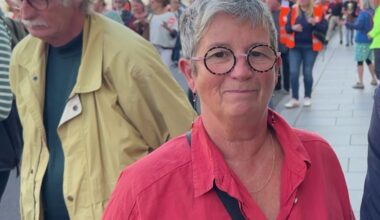 Grève du 2 octobre. "Je suis un peu désabusée, mais je suis là quand même", Marie-Christine, retraitée, tient à manifester malgré tout