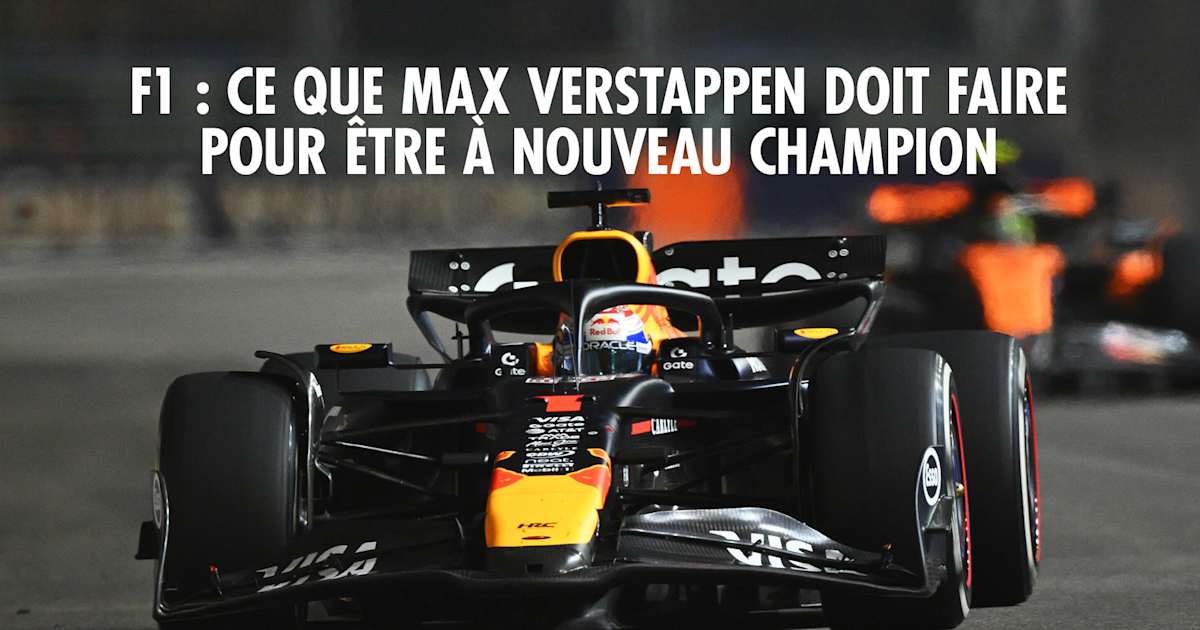 comment Max Verstappen peut redevenir champion en 2026