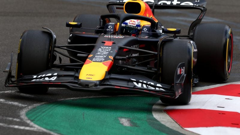 Max Verstappen (Red Bull) lors du Grand Prix d'Azerbaïdjan. 