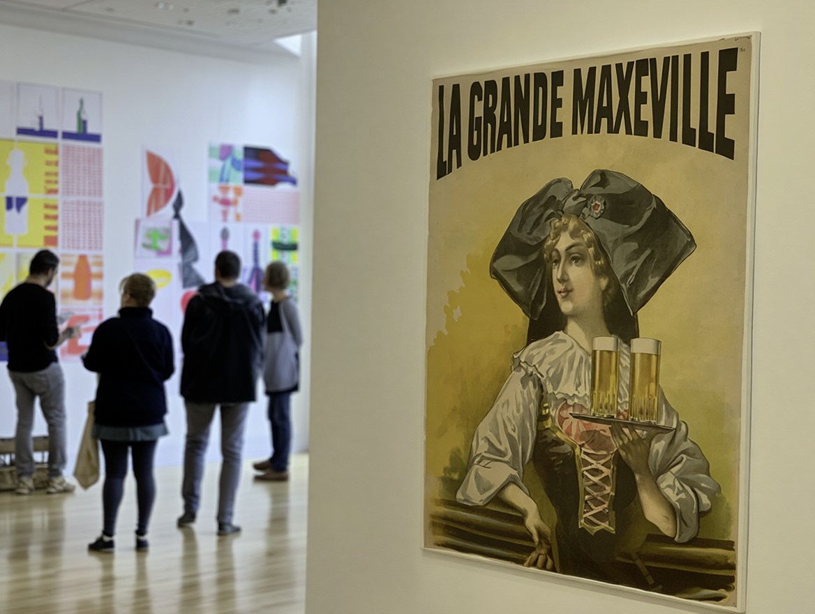 Deux expositions, sous la direction artistique d’Isabelle Pierron,plongent es visiteurs dans l’histoire de l'âge d'or des brasseries à la fin du XIXe et au début du XXIe siècle.