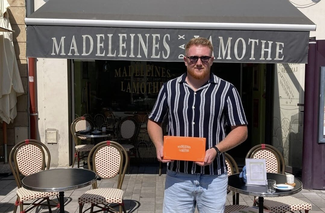 Maxime Lamothe, le talonneur qui s'offre du bonheur en vendant des madeleines au beurre