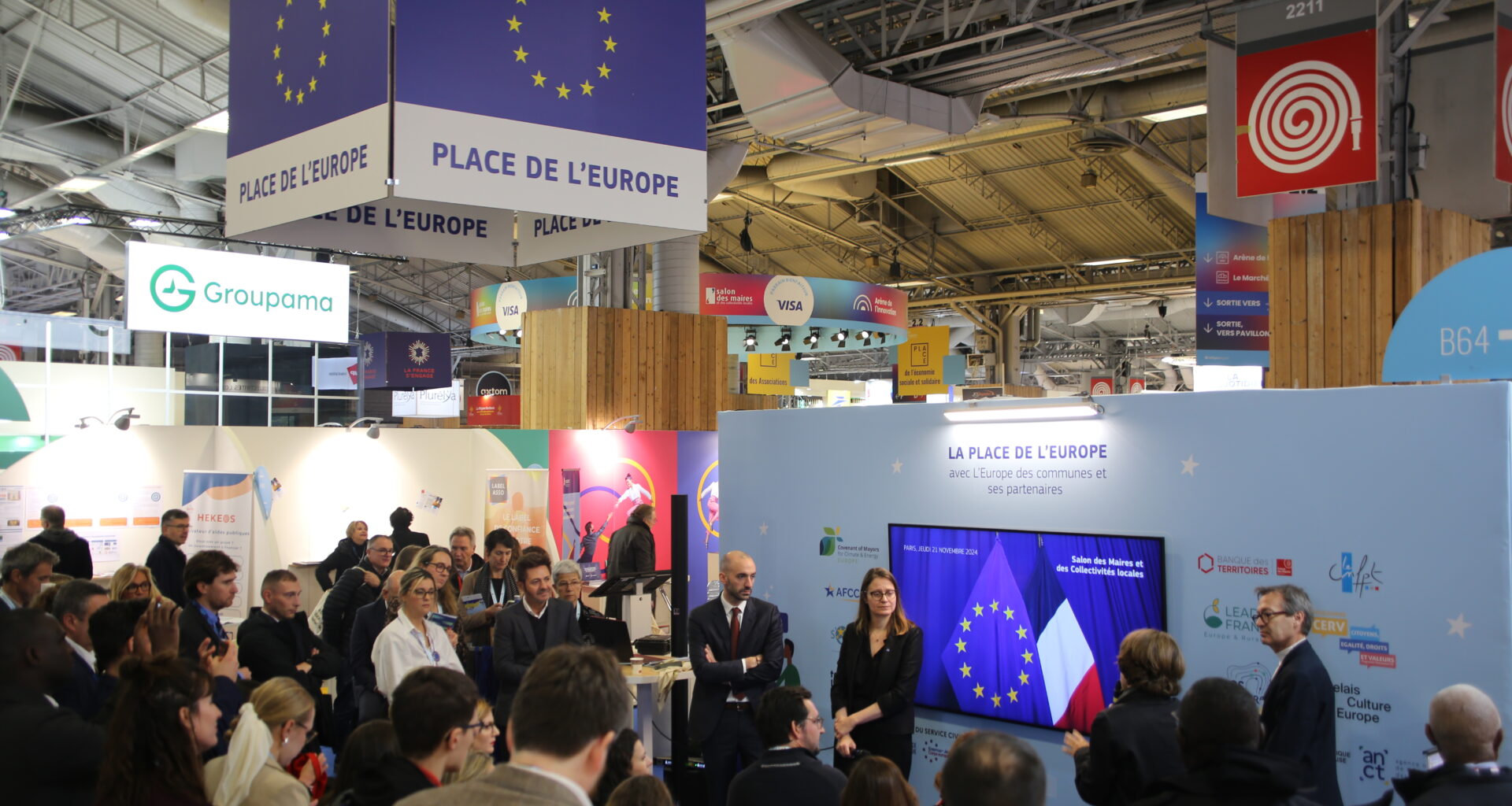un espace de dialogue pour mobiliser l’Europe au Salon des Maires et des Collectivités Locales 2025