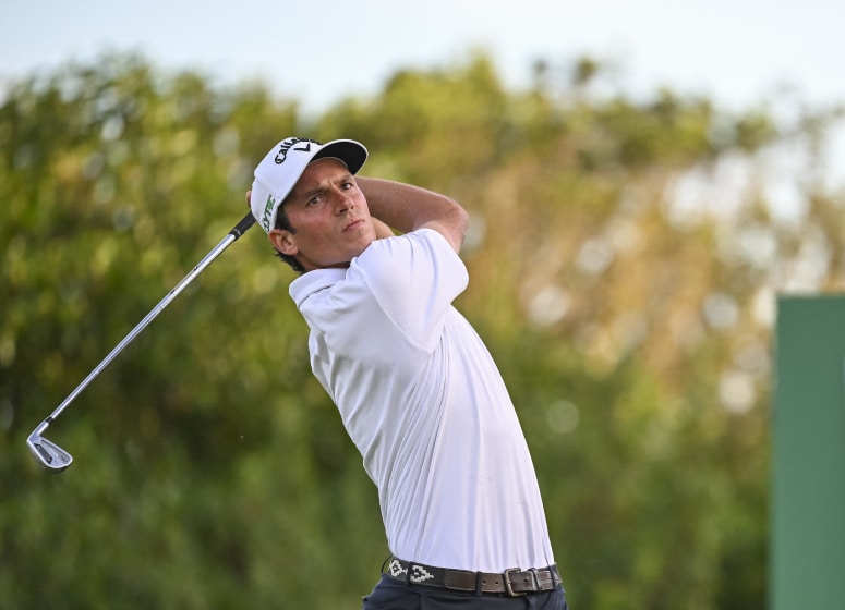 Félix Mory, co-leader à mi-tournoi