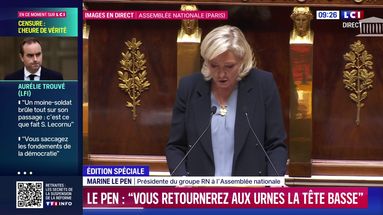 Motion de censure : le RN s'exprime