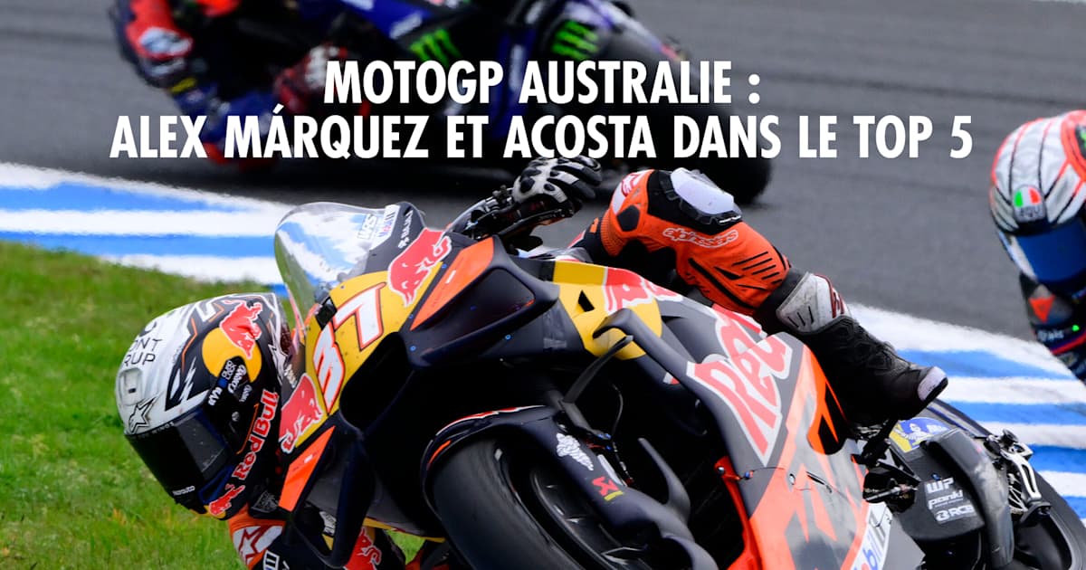Grand Prix d'Australie de MotoGP 2025 : résumé et résultats