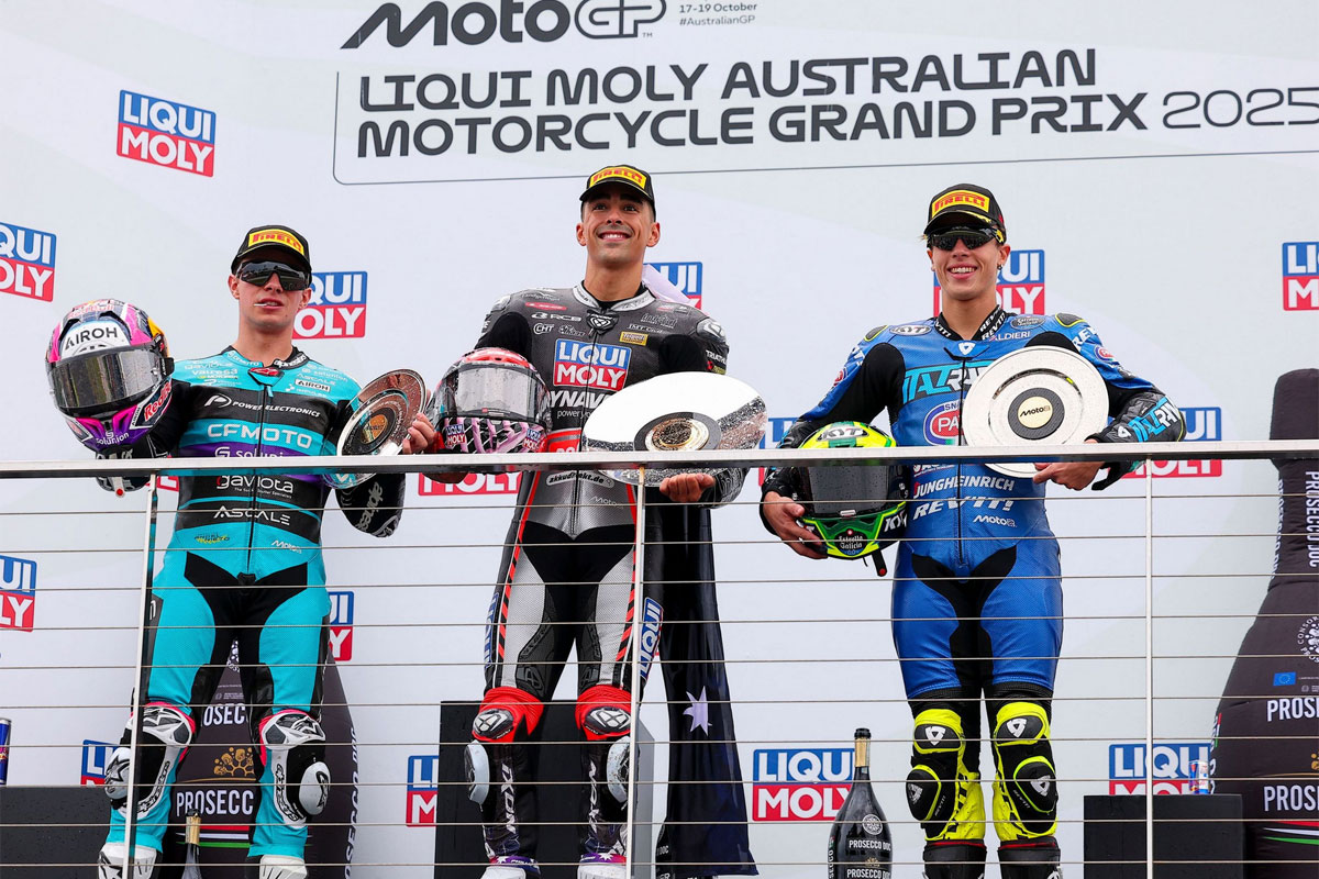 Moto2 : Agius vainqueur devant son public - Le Repaire des Motards
