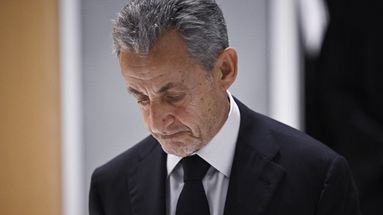 Nicolas Sarkozy après sa condamnation le 25 septembre.