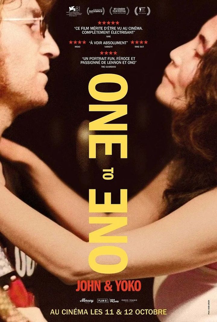 L'affiche du documentaire "John & Yoko: One to One" de Kevin MacDonald. (PIECE OF MAGIC ENTERTAINMENT FRANCE)