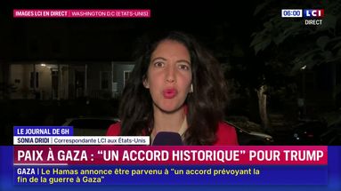 Paix à Gaza : "Un accord historique" pour Trump