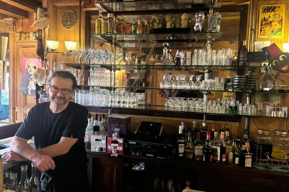Laurent Merle, propriétaire du restuarant bar Au P’tit Zinc à Lyon.