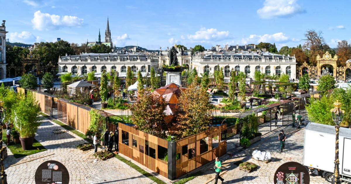 Nancy. Un Jardin éphémère version Art déco et des spectacles aux pieds de Stanislas