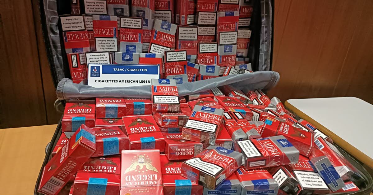 Saint-Étienne. À 79 ans, le conducteur avait 60 cartouches de cigarettes de contrebande dans son coffre