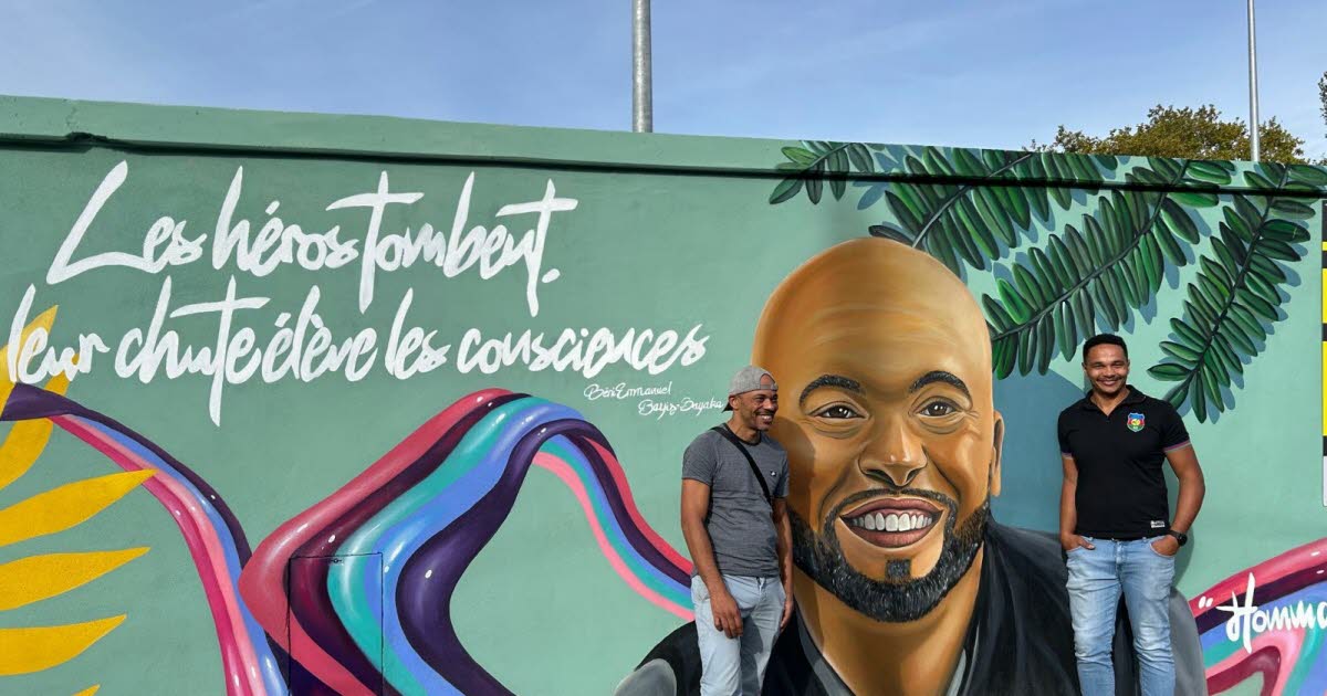 Grenoble. Une fresque en hommage à Lilian Dejean, sur la façade de la déchetterie Jacquard