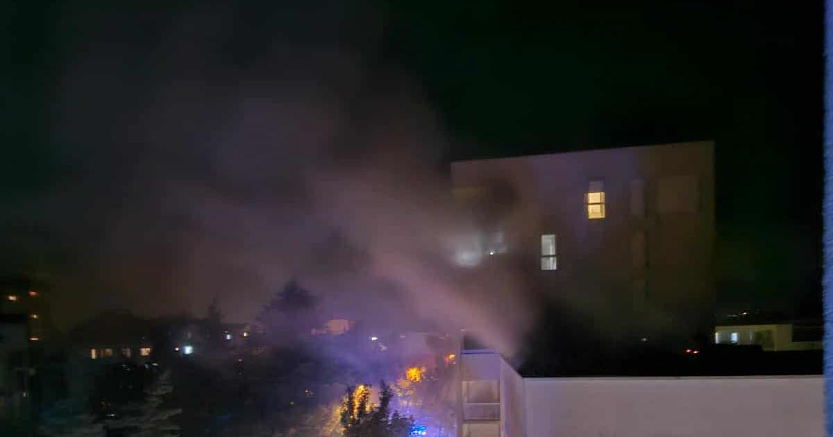 Grenoble. Un incendie dans un garage provoque d'importantes fumées