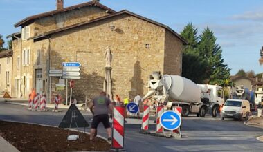 Saint-Jean-le-Vieux. Travaux terminés route de Lyon : les commerçants soulagés