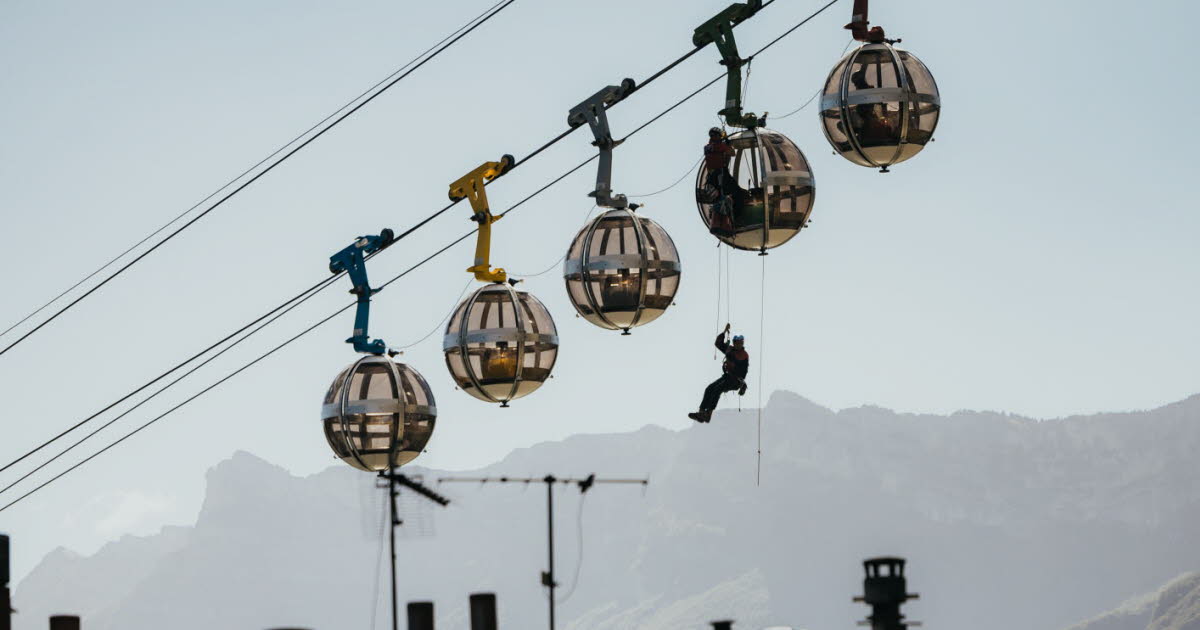 Grenoble. Les bulles à l’arrêt, les pompiers réalisent un impressionnant exercice de secours
