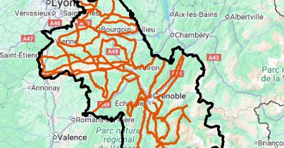 voici quelles sont les routes surveillées