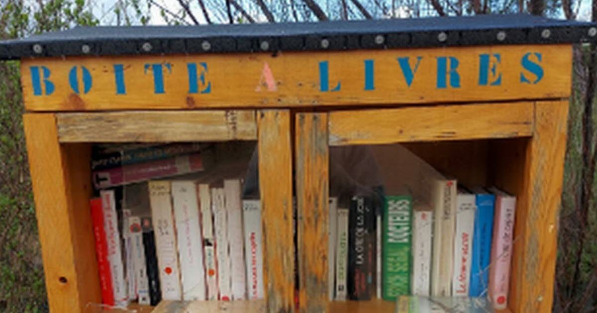 Laizé. La boîte à livres fracturée