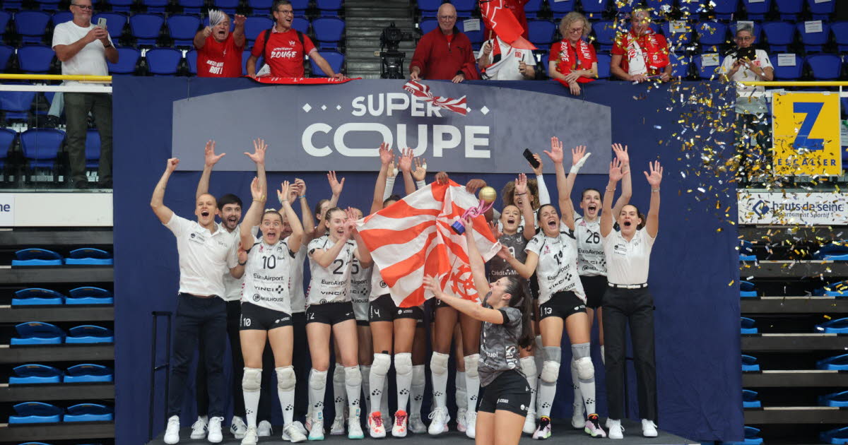 le Volley Mulhouse Alsace débute la saison par un titre